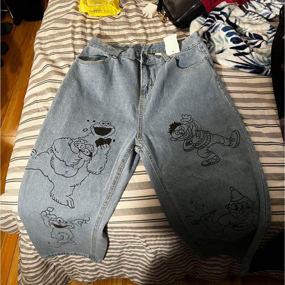 Sesame Street denim jeans